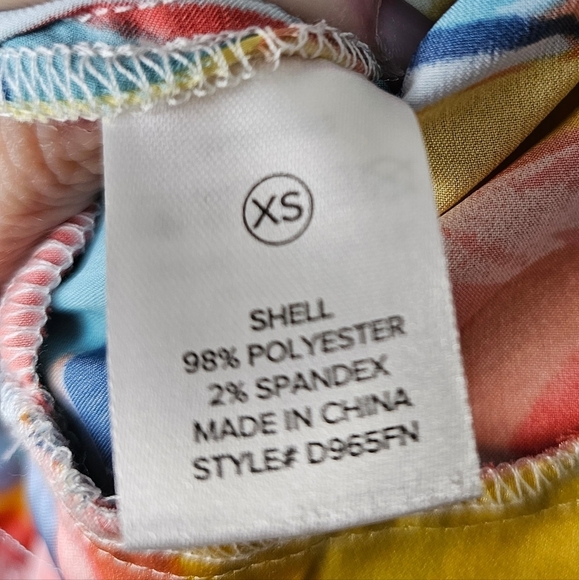 Women's Fashion Nova Hailey Button Up Maxi Dress - Blue/combo XS - Picture 8 of 10